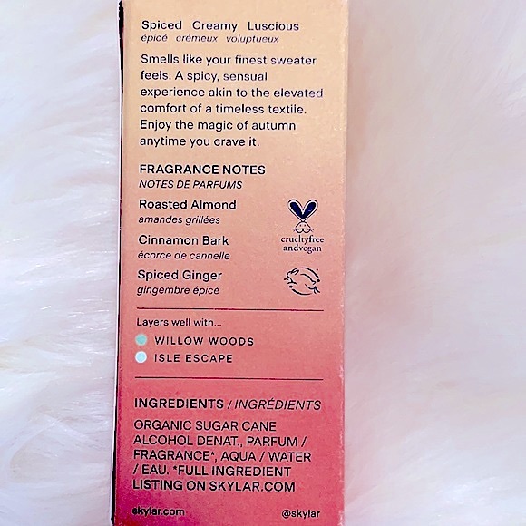 ๐Skylar Clean Beauty โFALL CASHMEREโ Autumn Bath & Body NIB๐ - Picture 8 of 16